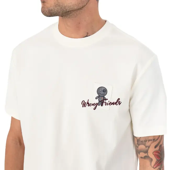 WRONG FRIENDS BALTIMORE T-SHIRT COCONUT WHITE