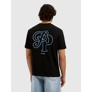 PURE PATH INITIALS T-SHIRT BLACK