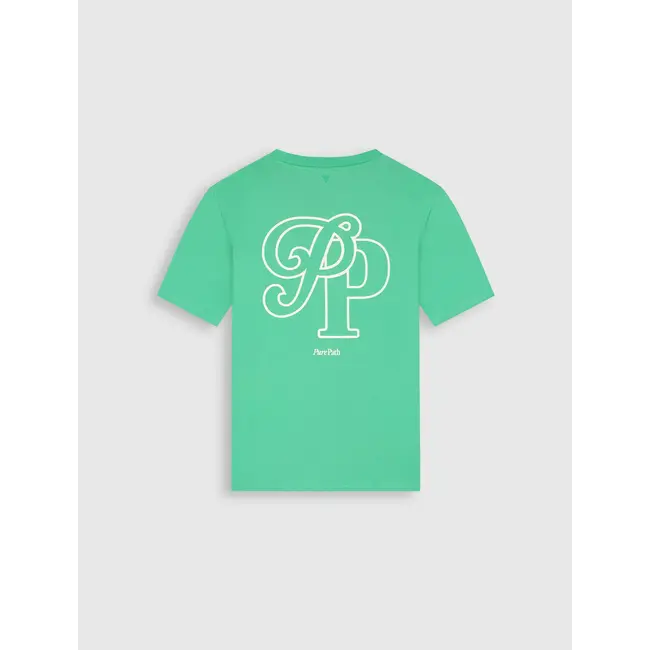 PURE PATH INITIALS T-SHIRT EMERALD