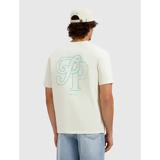 PURE PATH INITIALS T-SHIRT ECRU