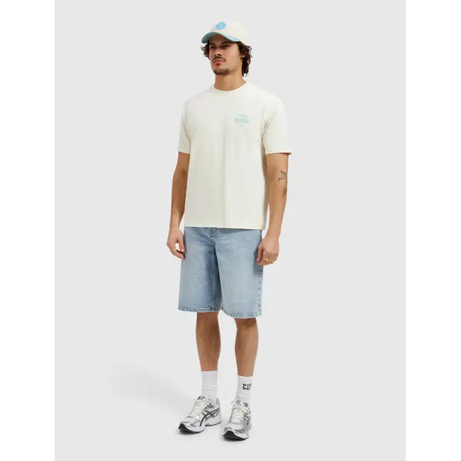 PURE PATH INITIALS T-SHIRT ECRU