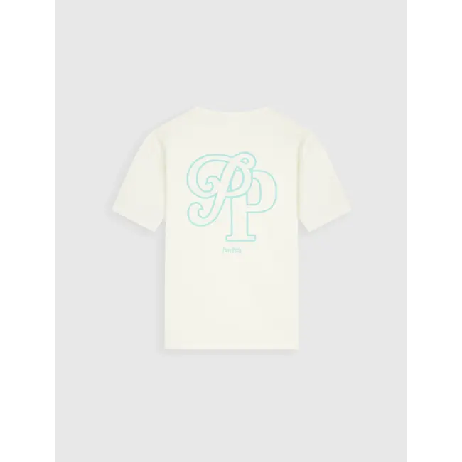 PURE PATH INITIALS T-SHIRT ECRU