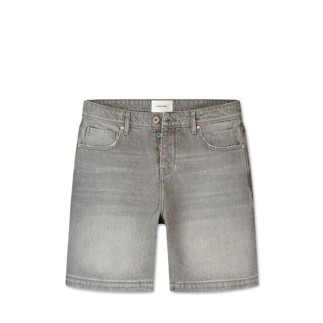 PURE PATH THE OWEN REGULAR FIT SHORTS DENIM MID GREY