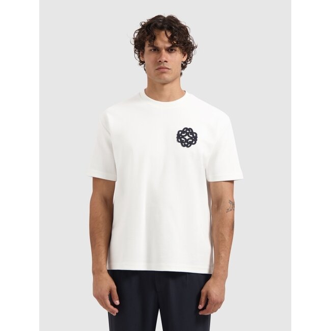 PURE PATH EMBLEM LOGO T-SHIRT WHITE
