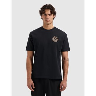PURE PATH EMBLEM LOGO T-SHIRT BLACK