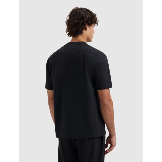 PURE PATH EMBLEM LOGO T-SHIRT BLACK