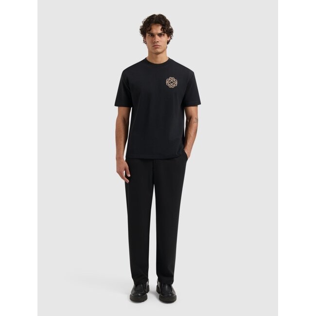 PURE PATH EMBLEM LOGO T-SHIRT BLACK