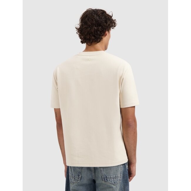 PURE PATH EMBLEM LOGO T-SHIRT SAND