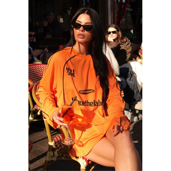 Unique the Label AMA LONGSLEEVE ORANGE/BLACK
