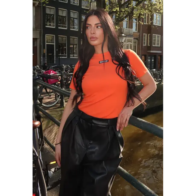 Unique the Label JILL SHORT SLEEVE ORANGE