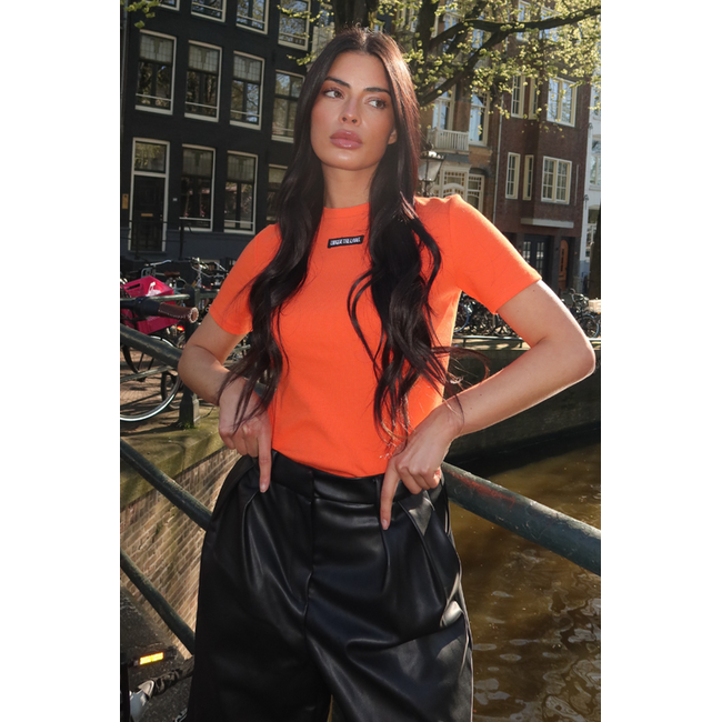 Unique the Label JILL SHORT SLEEVE ORANGE