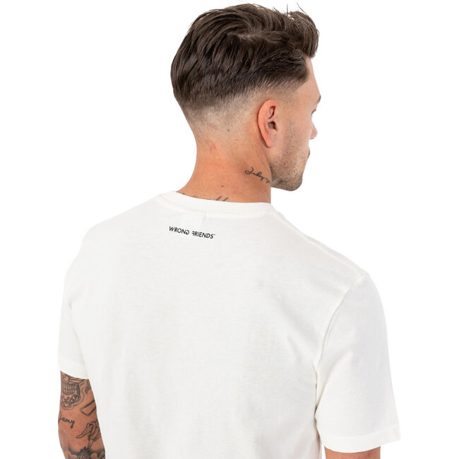 WRONG FRIENDS EL PASO T-SHIRT COCONUT WHITE