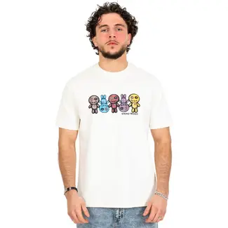 WRONG FRIENDS FRANKLIN T-SHIRT COCONUT WHITE
