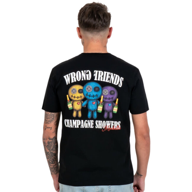 WRONG FRIENDS RENO T-SHIRT BLACK