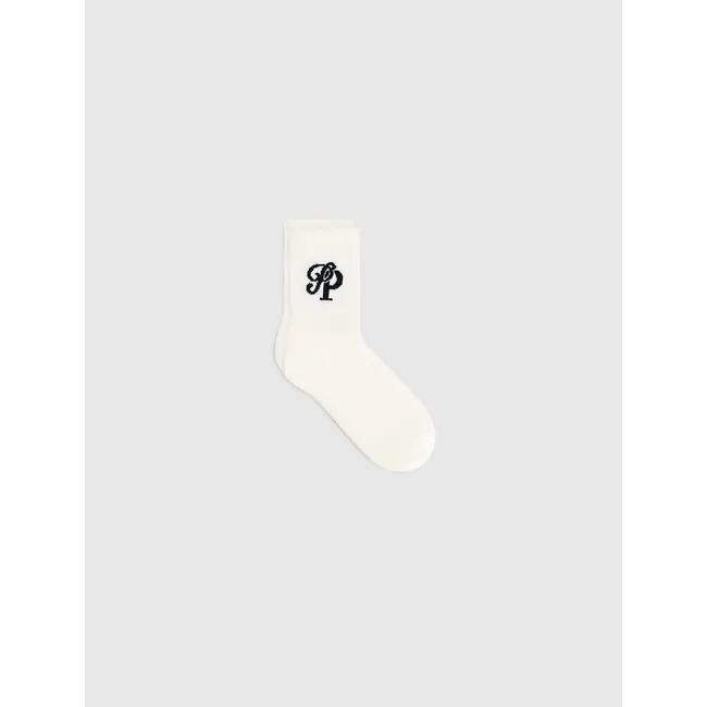PURE PATH INITIALS SOCKS OFF WHITE