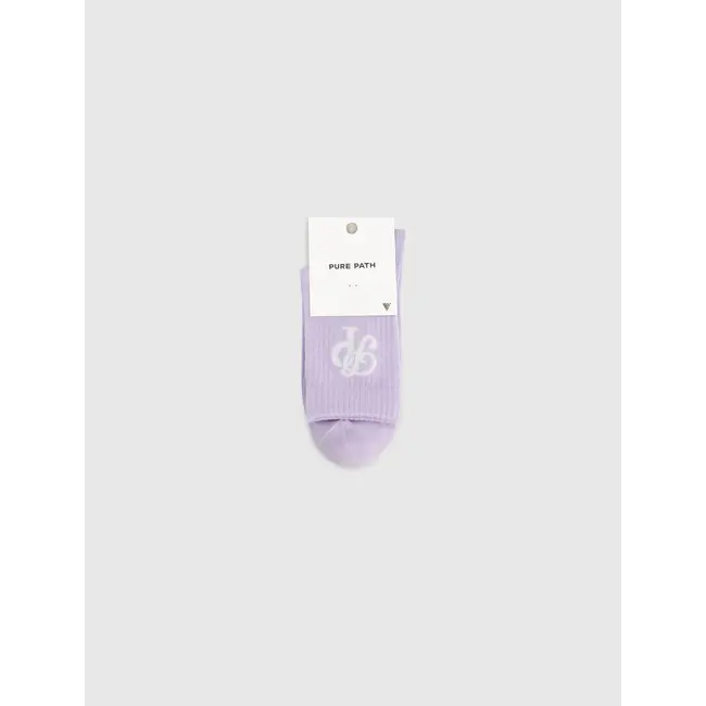 PURE PATH INITIALS SOCKS LILAC