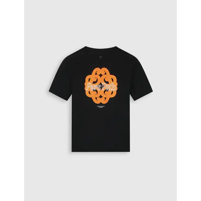 PURE PATH BOLD EMBLEM T-SHIRT BLACK