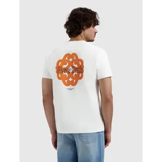 PURE PATH BOLD EMBLEM T-SHIRT OFF WHITE