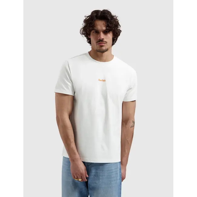 PURE PATH BOLD EMBLEM T-SHIRT OFF WHITE