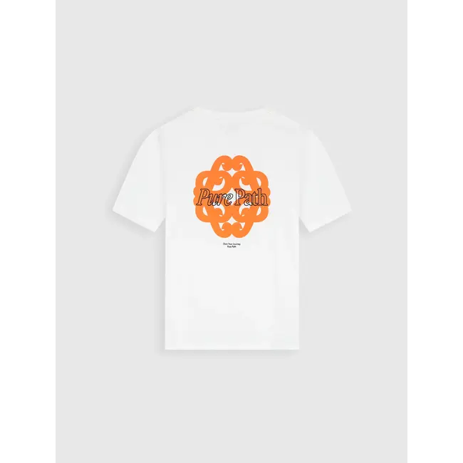 PURE PATH BOLD EMBLEM T-SHIRT OFF WHITE
