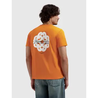 PURE PATH BOLD EMBLEM T-SHIRT ORANGE