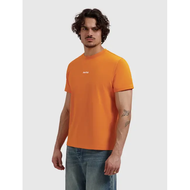 PURE PATH BOLD EMBLEM T-SHIRT ORANGE