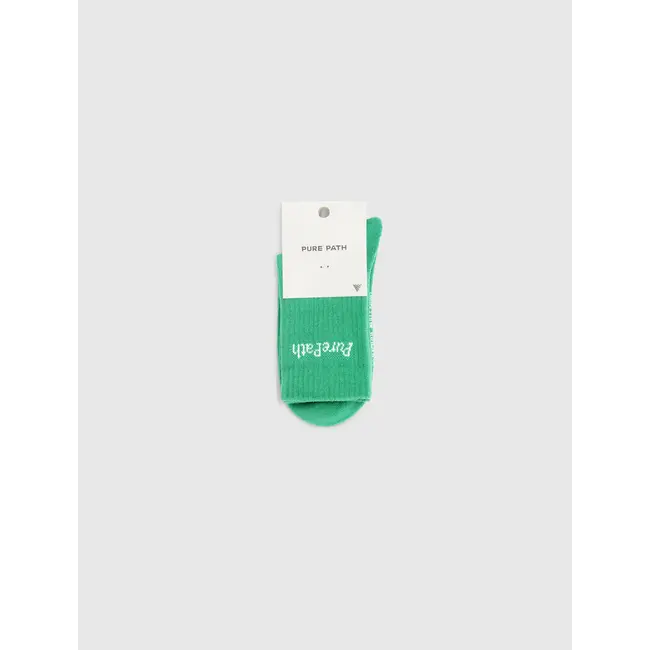 PURE PATH HYBRID LOGO SOCKS EMERALD