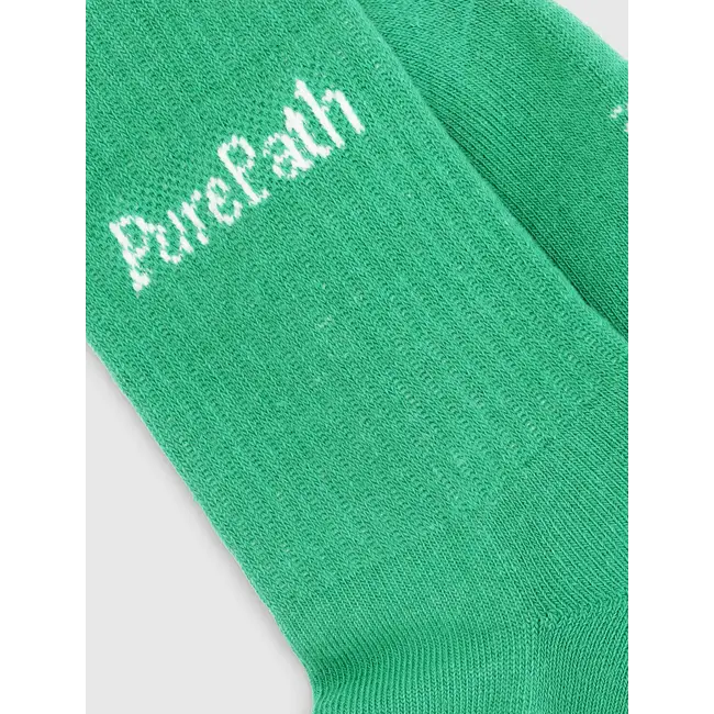 PURE PATH HYBRID LOGO SOCKS EMERALD