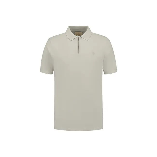 Dstrezzed DORIAN ZIP POLO GHOST GREY