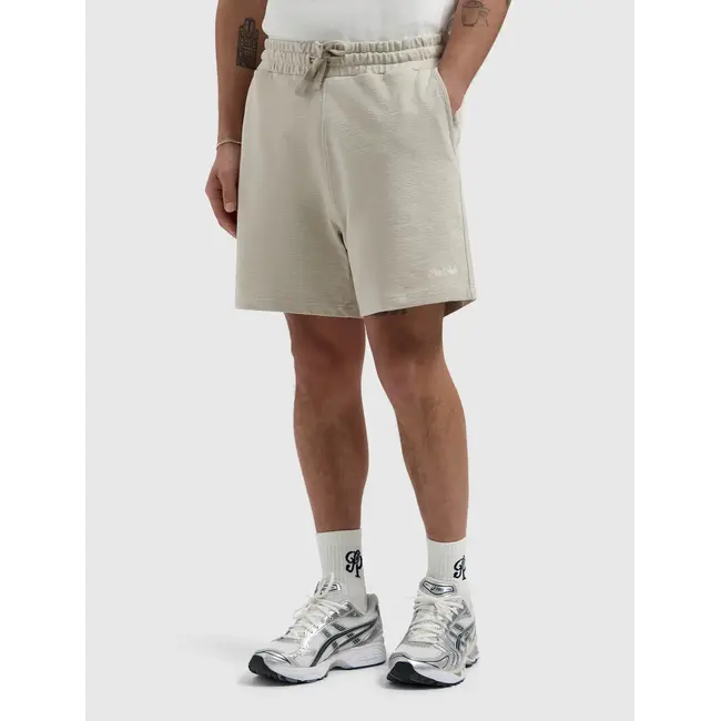 PURE PATH STRUCTURE SWEAT SHORTS SAND