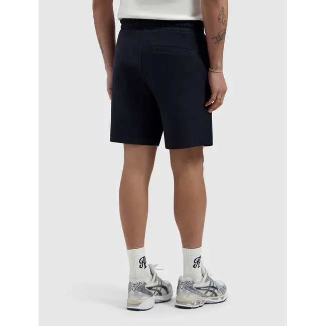 PURE PATH STRUCTURE SWEAT SHORTS NAVY