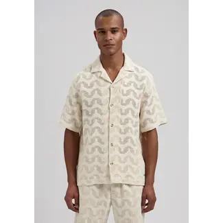 Dstrezzed CHARLIE RESORT SHIRT SILVER BIRCH