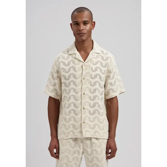 Dstrezzed CHARLIE RESORT SHIRT SILVER BIRCH