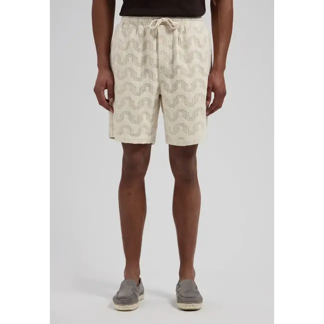 Dstrezzed BRANDO TOWELING SHORT SILVER BIRCH