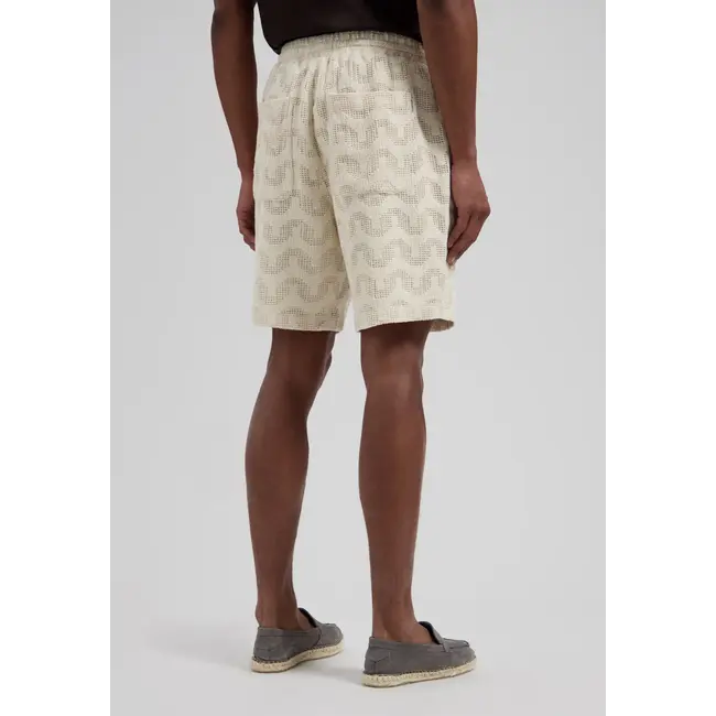 Dstrezzed BRANDO TOWELING SHORT SILVER BIRCH