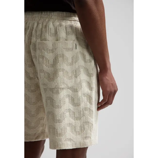 Dstrezzed BRANDO TOWELING SHORT SILVER BIRCH