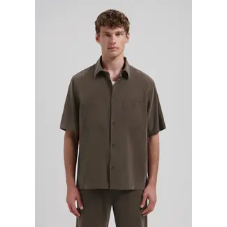 Dstrezzed SAMUEL SUMMER SHIRT DARK BROWN