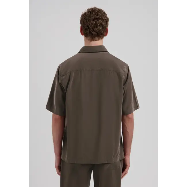Dstrezzed SAMUEL SUMMER SHIRT DARK BROWN