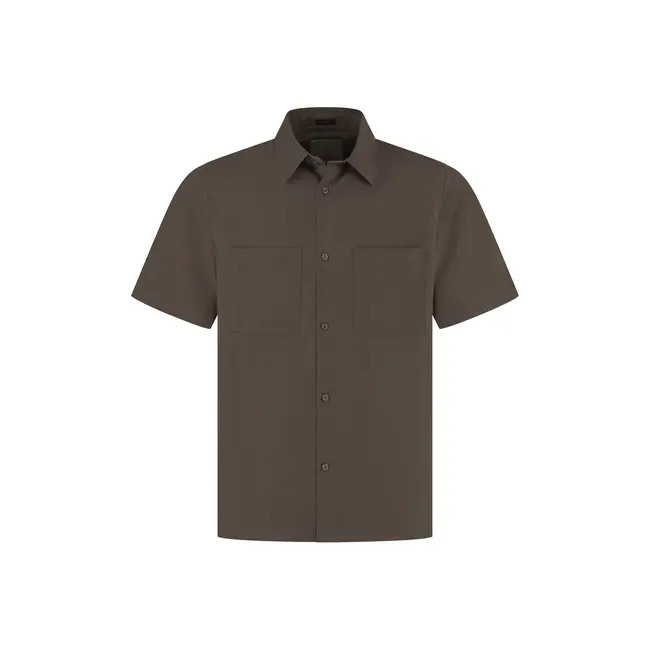 Dstrezzed SAMUEL SUMMER SHIRT DARK BROWN