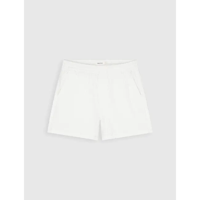 PURE PATH STRUCTURED DOBBY WEAVE SHORTS OFF WHITE