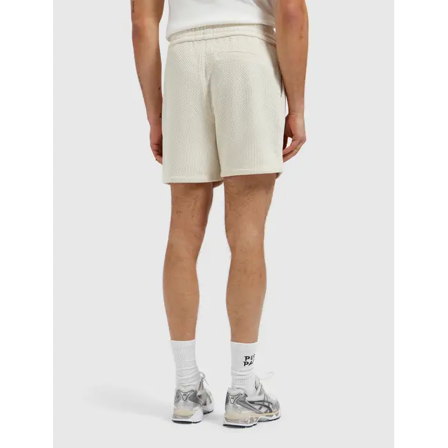 PURE PATH HONEYCOMB SHORTS ECRU