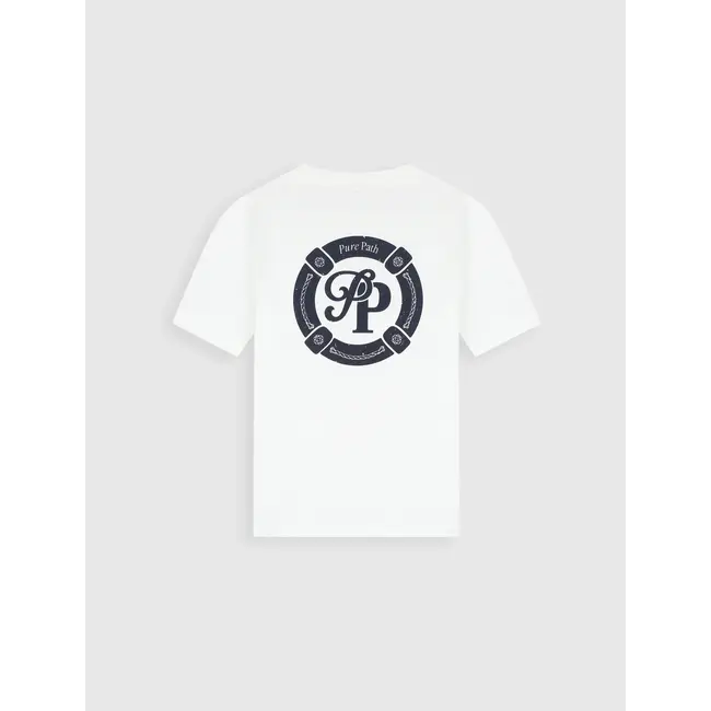 PURE PATH BUOY INTIALS T-SHIRT OFF WHITE