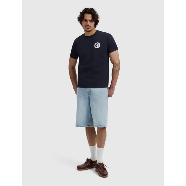 PURE PATH BUOY INTIALS T-SHIRT DARK NAVY