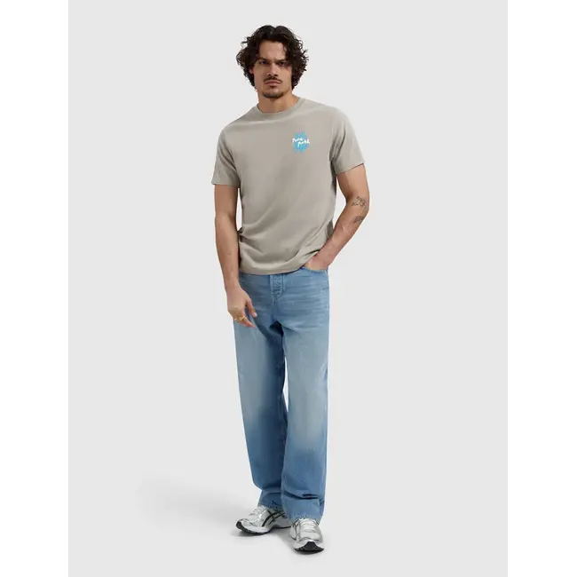 PURE PATH CORAL REEF T-SHIRT TAUPE