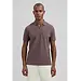 Dstrezzed BOWIE V-NECK POLO PURPLE GREY