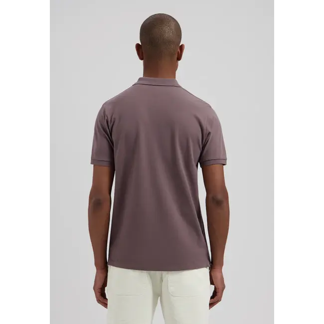 Dstrezzed BOWIE V-NECK POLO PURPLE GREY