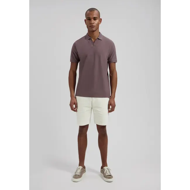 Dstrezzed BOWIE V-NECK POLO PURPLE GREY
