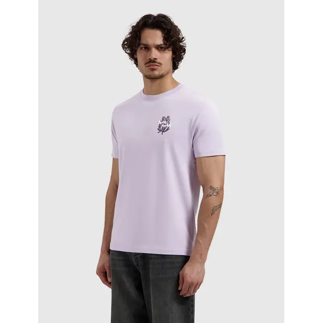 PURE PATH CORAL REEF T-SHIRT LILAC