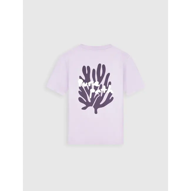 PURE PATH CORAL REEF T-SHIRT LILAC