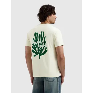 PURE PATH CORAL REEF T-SHIRT ECRU